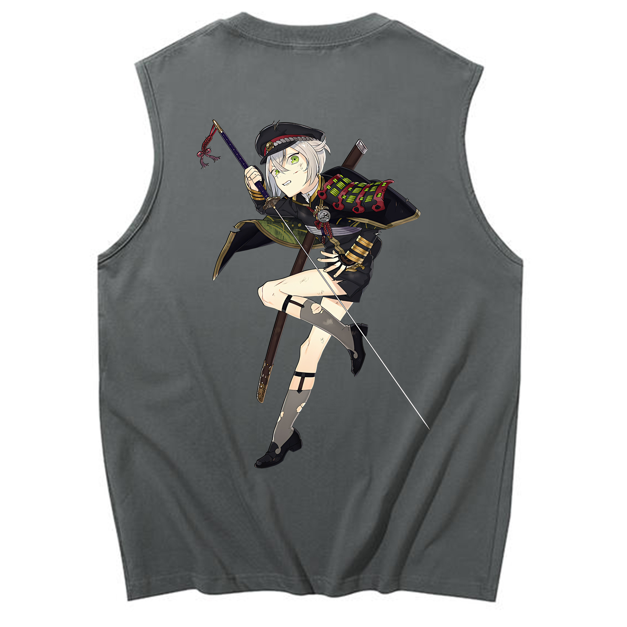 （画像用） 刀剣乱舞 Touken Ranbu コットン100％タンクトップ（背面プリント）